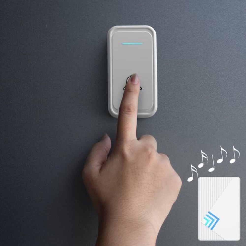 Wireless Electronic Door Bell with LED Indicator